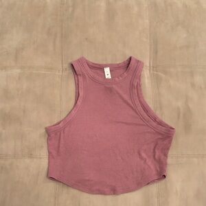 lululemon athletica Dusty Rose Cropped Tank